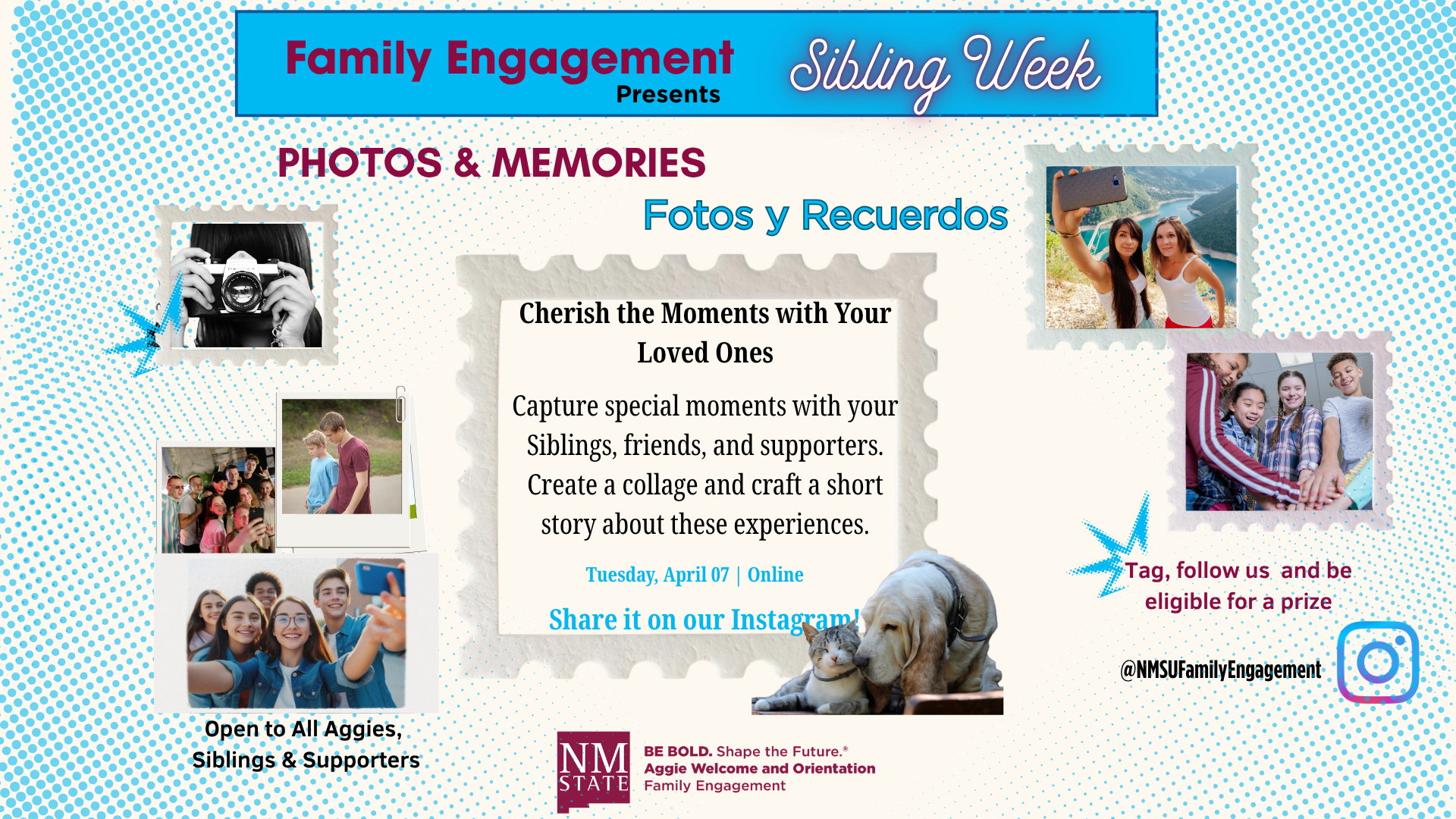 Photos & Memories Event Flier