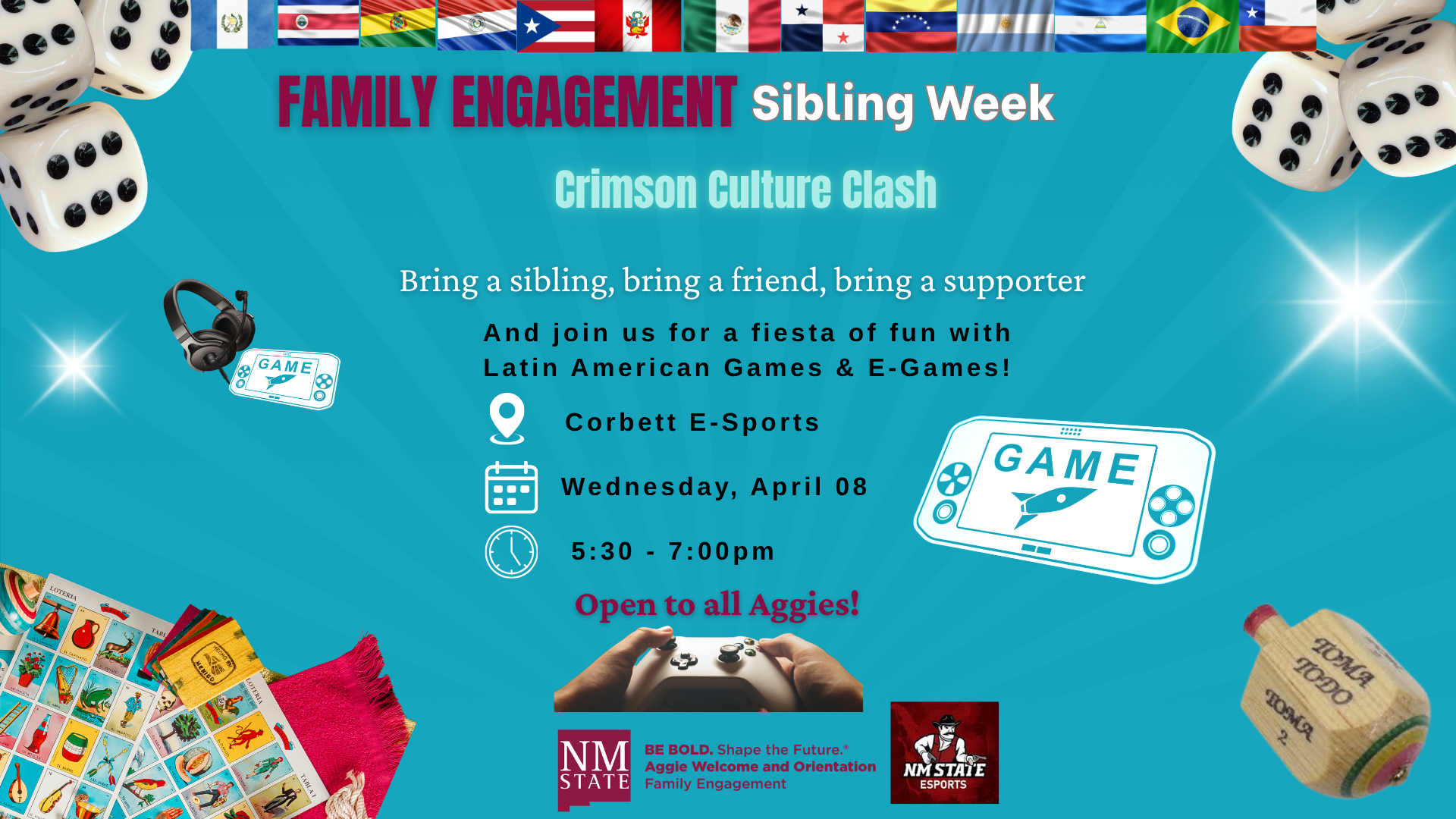 Crimson Culture Clash Flier