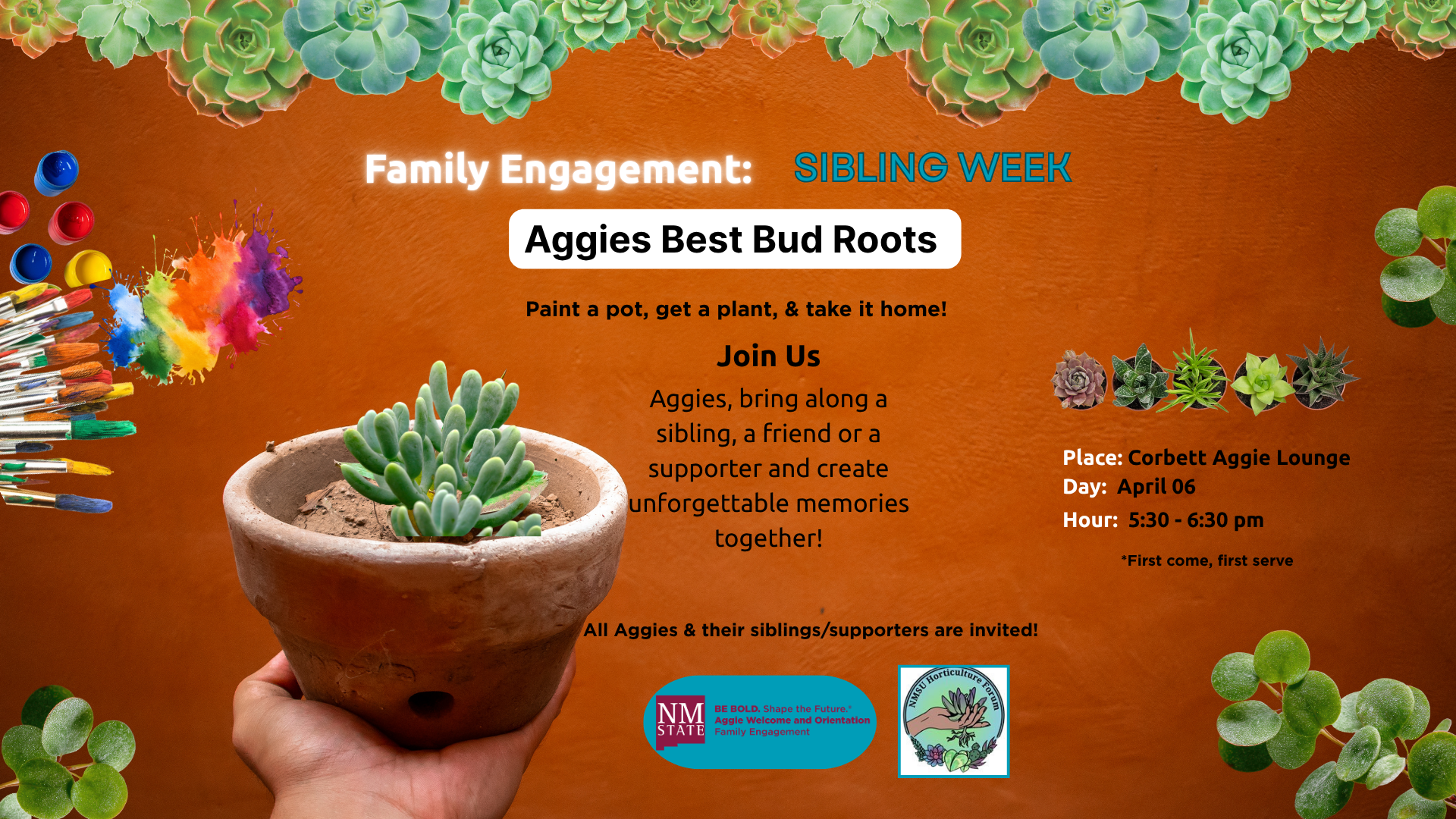 Best Buds Event Flier